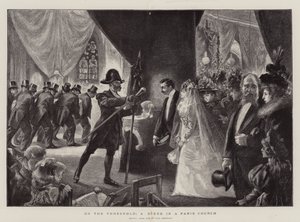 On the Threshold, a Scene in a Paris Church